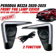 Perodua Bezza 2020 2025 Front Bumper DRL Daylight With Cover+Running Signal