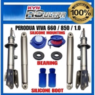 KYB RS ULTRA PERODUA VIVA , VIVA ELITE ABSORBER FRONT / REAR + BOOT + MOUNTING SILICONE KYB NEW SUSPENSION