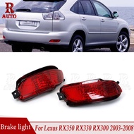 R-Auto Rear Bumper Brake Light Stop Lamp Tail Reflector Fog Lamp For Lexus RX300 RX330 RX350 2003 2004 2005 2006 2007 20