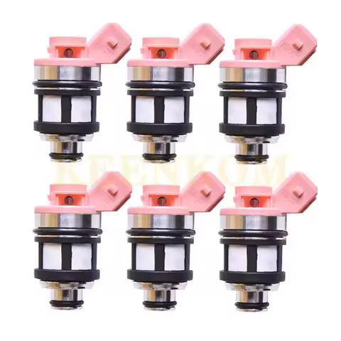 6pcs Fuel Injector For Nissan Pathfinder Quest D21 Pickup 3.0L VG30E 16600-88G10 JS20-1