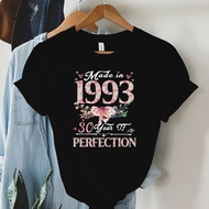 Vintage 1993 30th Birthday Commemoration Tees