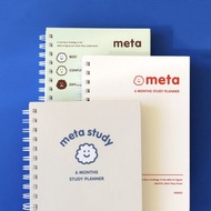 INDIGO Meta Study Planner 6 Months - Academic Organizer & Planner