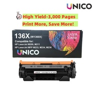 W1360X 136X toner Cartridge Compatible for HP LaserJet M211D M211DW MFP M236DW MFP M236SDW Printers