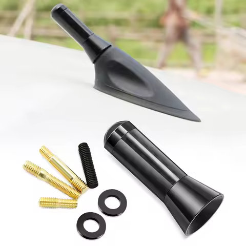 Car Roof Antenna Carbon Fiber Screw Short Stubby Mast Accessories for BMW 4 3 2 1 5 series E39 F30 F