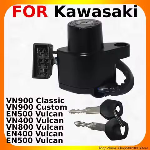 Motorcycle Ignition Switch Key Lock For Kawasaki VN900 EN500 VN400 VN800 EN400 EN500 Vulcan 400 500 