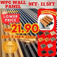 WPC Fluted Wall , Easy D.I.Y , Ready Stock 11FT Fluted Wall Panel WPC Panel Wall Decoration Feature 