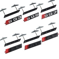 Audi SQ3 SQ5 SQ7 Car Logo Modified Honeycomb Front Grille emblemauto parts Car decoration