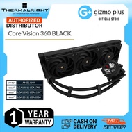 Thermalright CORE Vision 360 Black CPU AIO Cooler IPS LCD Screen with 480*480 Resolution,for AM4/AM5