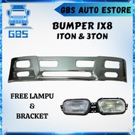 GBS Chrome Truck Lori KROM Ix8 Chrome Bumper Semua Lori Ix8 Bumper Krom Isuzu Hino Nissan Fuso Akses