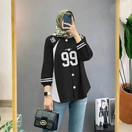 Women's loose-fitting loose-fitting t-shirt 3158 No. 99 Korean style 49ERS MUSLIMAH SHIRT