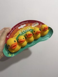 B duck牙刷掛架 吸盤 免釘牆 可夾4支牙刷