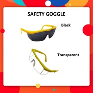 Niceman Safety Goggle Clear / Black Lab Eye Protection Medical Protective Eyewear Lens Workplace
