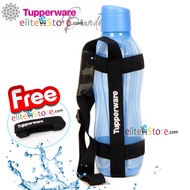 FREE 1Strap #TUPPERWARE Fliptop Bottle 1L  [BLUE] sport outdoor water bottle