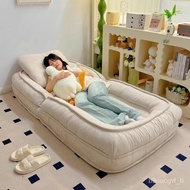 superior productsHuman Kennel Lazy Sofa Foldable Sleeping Reclining Sofa Bed Room Bedroom Double Tatami Single SofaHot s