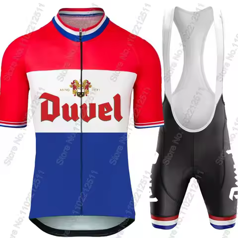 Netherland Duvel Team 2026 Cycling Jersey Set Mens Drink Beer Clothing Road Bike Suit Mountain Bicyc