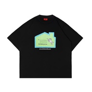 PinkPlusWhite | "Houze" Black T-Shirt | Y2K Oversized T-Shirt | Black T-Shirt | Oversize TShirt | Bl