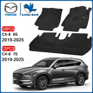 littlebird พรมปูพื้นรถยนต์ โรงงานผลิตของไทย Mazda CX-8 2019-2025 6/7ที่นั่ง CX8 การรับประกันคืนสินค้