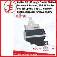 Fujitsu FI-8170 \ FI-8190 \ FI-8150 \ FI-8250U \ FI-8270 \ FI-8290 ADF A4 Duplex 600 dpi Flatbed Doc