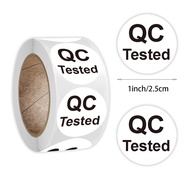 【Shop Now and Save】 500pcs/roll Qc Quality Inspection Sticker 2.5cm/1inch Color Product Check Sticke