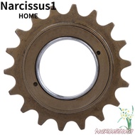 NARCISSUS Bike Freewheel, 18 Teeth Easy Installation Single Speed Freewheel, Durable Steel 7.8cm Dia