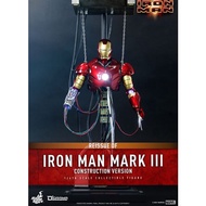 Hot Toys - DS003 - Iron Man - 1/6th scale Mark III (Construction Version) Collectible [Re-issue]