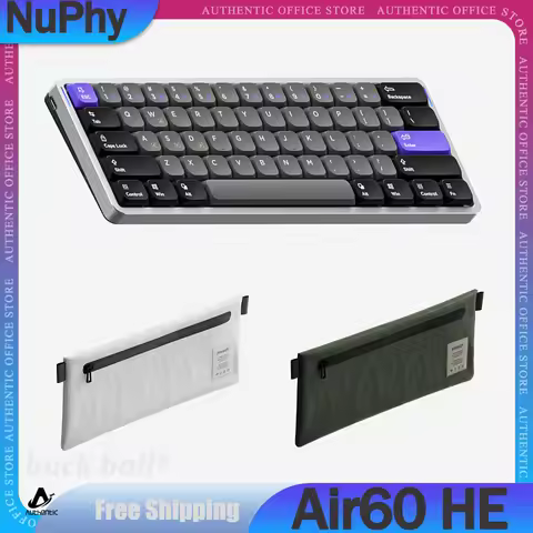 NuPhy Air60 HE Magnetic Switch Keyboard Gamer Mechanical Keyboard Wired Keyboards 61 Key RGB Customi