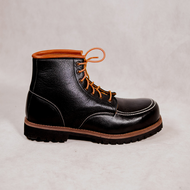 Xrider Safety Boots Moc Toe Full Black Adventure