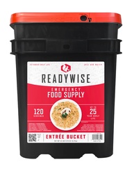ReadyWise, 120 Servings, Lunch & Dinner Only, 13 Diffent Recipies, Grab & Go Bucket, Freeze Dried, 2