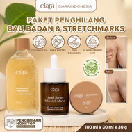 Ciara Natural Deodorant 30Gr X Stretchmarks Treatment Oil X Liquid Serum For Stretchmarks Best in In