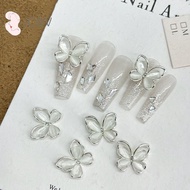 [JCBV] 5pcs 's Eye Glitter Nail Enhancement Charms Butterflies Assortment Resin 3d Nail Art Decorati