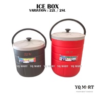 22L  28L Ice Box/ Rice Bucket/ Cold & Warm Storage Box/ Round Ice Box
