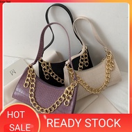 SM1 Women Premium Thick Chain Armpit Bag Handbag Tangan Bag Shoulder Wanita Lady Perempuan女士高级厚链腋下包手