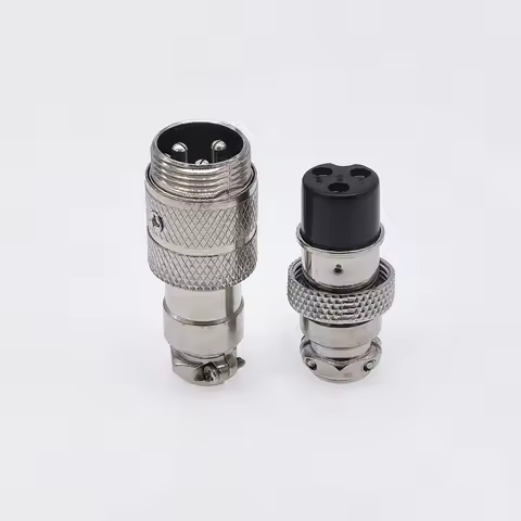 5/8" Female Male plug GX16 Circular Connector 2Pin3pin4pin 5pin6pin7pin8pin9pin10pin Diameter 16mm L