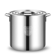 304 Sealed Barrel Food Grade For Home Stainless Steel Rice Bucket 25.00kg Flour Bucket Moisture-Proo