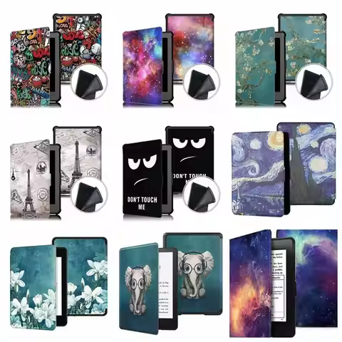 For KoBo Clara HD 2018 Smart Folio Cover 6 inch E-book Reader Case Funda Shockproof Protective Shell