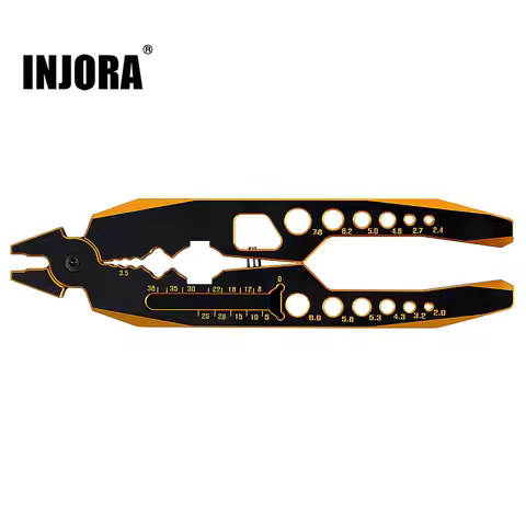 INJORA Shock Shaft Ball End Multi-Function Pliers Repair Assembly Clamp Tools For 1/10 1/8 RC Model