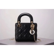 DIOR DIOR Three-Grid DIOR Bag Shoulder Messenger Handbag Mini Women's Four-Grid DIOR Bag