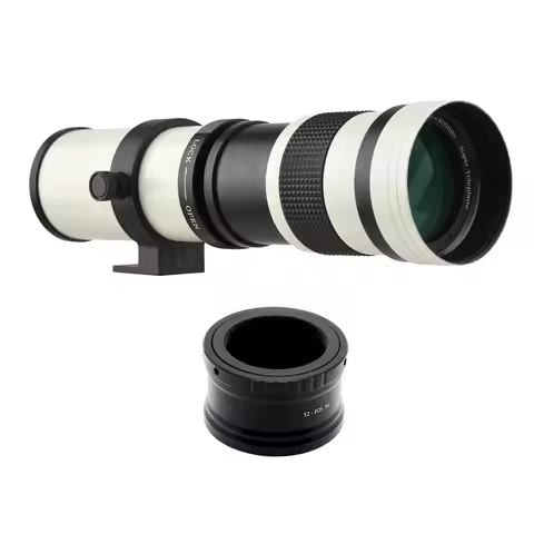 MF Super Telephoto Zoom Lens F/8.3-16 420-800mm for Canon M M2 M3 M5 M6 Mark II M10 M50 M100 M200 wi
