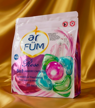 N(玫瑰花香) 紡優美5合1 洗衣心心珠 / 凝珠 / 洗衣粒 (玫瑰心心珠) #洗衣球