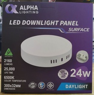 โคมไฟ ดาวน์ไลท์ PANEL ติดลอย 24 W แบรนด์ ALPHA