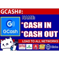 ♞,♘GCASH CASH IN CASH OUT  TARPAULIN