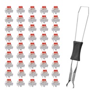 45 PCS Suis Papan Kekunci Mekanikal Suis Klik 3 Pin Pengganti Klik Papan Kekunci untuk Papan Kekunci