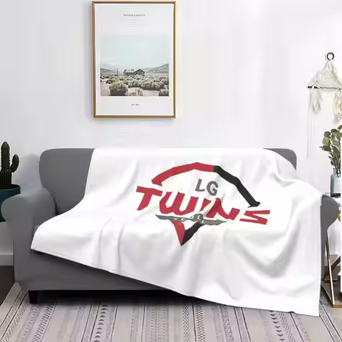 Untitled Super Warm Soft Blankets Throw On Sofa / Bed / Travel Lg Twins Seoul Hanwha Kbo Tigers Kiwo