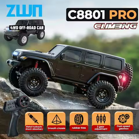 C8801 PRO/ C8801 1/18 RC Car With Light 2.4G 4WD Electric Climbing High-Speed Off-Road Vehicle Remot