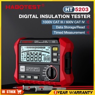 HABOTEST HT5203 Digital Insulation Tester Multiple Selectable AC/DC Voltage Levels Continuity Measur