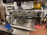 Semi automatic coffee machine and grinder