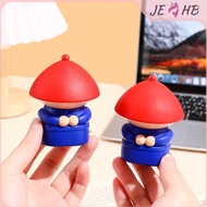 # BEAUTY #  Creative Eunuch Voice-controlled Sound Effect Toy Keychain Eunuch Voice Doll Dpression A