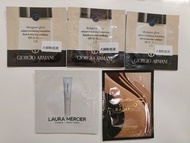 Giorgio Armani, Laura Mercier, MAC 粉底試用裝（包郵）