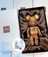 🔥罕有款🔥巜 MEDICOM TOY BEARBRICK ROYAL SELANGOR STEAMPUNK GOLD 錫熊 400% 》