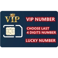 VIP Number SIMCARD  *Choose Last 4 Digit Number*  VIP FENG SHUI NUMBER  风水号码 VIP 号码 易经号码